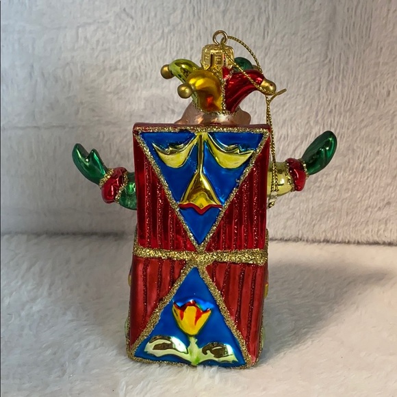 Fitz and Floyd Vintage Jack in the Box Ornament - Picture 2 of 5